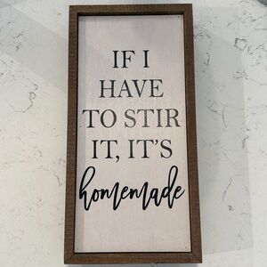 Handmade 12x6 Kitchen Sign (NEW)